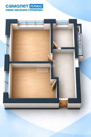1-комн. квартира 32,7 м² — фото 12